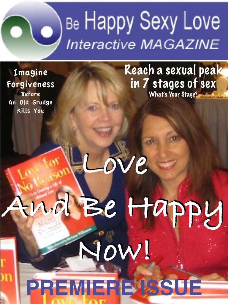 Couples find bliss in gift premiere issue of Happy Sexy Love APP on iTunes and Google Play App stores. 